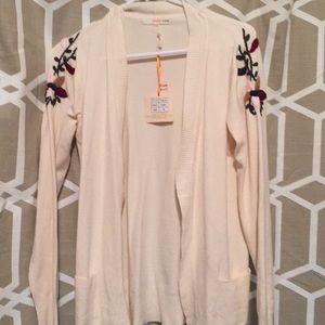 Roolee embroidered cardigan by Orange Creek